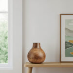 Mylo Solid Wood Table Vase - Image 2