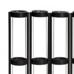 Nacomia Adjustable Six-Tube Hinged Vases on Rings Stands - Image 3