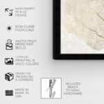 Nautical and Coastal Gold Coral Fan Marine Life by Oliver Gal - Floater Frame Graphic Art Print - Image 4