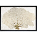 Nautical and Coastal Gold Coral Fan Marine Life by Oliver Gal - Floater Frame Graphic Art Print - Image 7