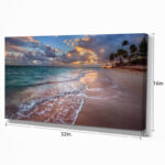 Palm Trees on Clear Sandy Beach - Photograph Print - Image 4