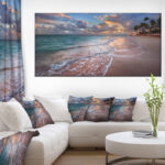 Palm Trees on Clear Sandy Beach - Photograph Print - Image 8