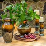 Patina Verde Flared Globe Vase - Image 2
