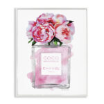 Perfume Bottle Flower Peony by Amanda Greenwood - Graphic Art Print on Canvas - Image 7