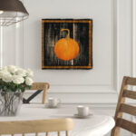 Polka Dot Pumpkin I Print on Canvas - Image 4