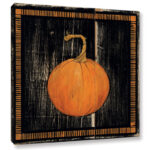 Polka Dot Pumpkin I Print on Canvas - Image 6