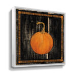 Polka Dot Pumpkin I Print on Canvas