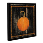 Polka Dot Pumpkin I Print on Canvas - Image 2