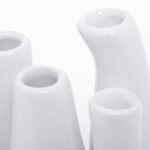Rectangular Ceramic 8-Tube Multi Bud Table Vase - Image 3