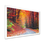 Road In Beautiful Autumn Forest - Photograph Print - Image 2