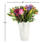 Ruffle Glass Table Vase - Image 2