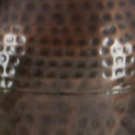 Russia Brown Metal Tall Floor Mediterranean Style Decorative Brown Vase with Hammered Details and Handles - Image 3