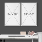 Rustic Countryside " Woodland Stream Splendor Pastoral " 2 - Pieces - Image 3