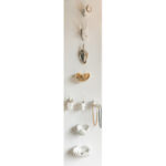Seniha White Flower Vase Hand Wall Mount - 7" long - Image 6