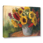 September Sunflowers by Carol Rowan Print on Canvas - Image 2