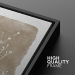 Simple Rustic Botanical Floral Vintage Wildflower Pictures Framed On Canvas 3 Pieces Print Wall Art - Image 8