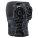 Skull-Shaped Ceramic Vase. - Image 6