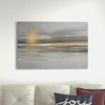 Soft Sea Landscape - Wrapped Canvas Graphic Wall Art