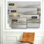 Soft Sea Landscape - Wrapped Canvas Graphic Wall Art - Image 3