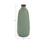 Stoneware and Ceramic Decorative Vase - Modern Textured Accent for Contemporary Home Decor. - Image 5
