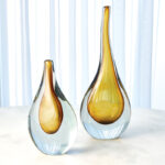 Stretched Neck Vase-Amber-Sm - Image 7