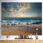 Sunrise Sea Sunset beach, Coastal canvas wall art, Beach wall art print - Image 5