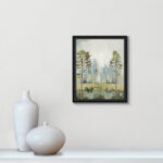Teton Tall Green Trees II by Teton Pearce - Floater Frame Print on Canvas - Image 2