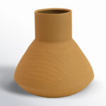 Textured Metal Vase