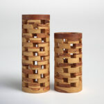 Thalia Handmade Solid Wood Table Vase