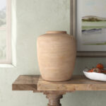 The Novogratz Ceramic Wide Textured Decorative Vase - Image 2