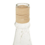 The Novogratz Glass Handmade Decorative Vase with Rattan Detail - Image 6