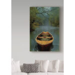 The Old Lake by Carlos Casamayor - Wrapped Canvas Print