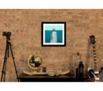 The Whale Square' - Graphic Art Print