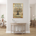Tree What A Wonderful World Lyrics - 1 Piece Recta " Tree What A Wonderful World Lyrics - 1 Piece Rectangle Graphic Art Print On Wrapped Canvas " - Image 2