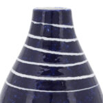 Vase Ceramic Stoneware Glossy 10" Modern Home Office Bedroom Living Room Decor - Image 3
