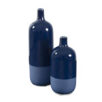 Vernon Blue Vase Set of 2