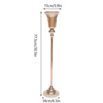 Versatile Floor Vase Wedding Metal Vase Road Lead Party Decor DIY (Set of 10) - Image 4
