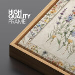 Vibrant Wildflower " Charming Wildflower Botanical Modern Art Relax/Calm WarmExtra Large Wall Decor Office " - Image 6