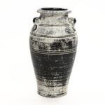 Vingate White and Black 18.3-Inch Tall Urn Vase - Image 7