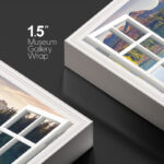 Window Scenery Green Peaceful Lake Natural Landscape Photography Pictures Canvas Print Wall Art - Image 8