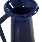 Witold Sapphire Blue Short Ceramic Pitcher - Image 3