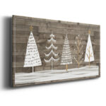 Wooded White Christmas Collection D Premium Gallery Wrapped Canvas - Ready To Hang - Image 5