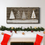 Wooded White Christmas Collection D Premium Gallery Wrapped Canvas - Ready To Hang - Image 2