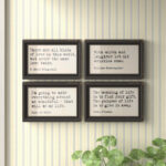 Wynne Wood Framed Wall Decor with Quotes