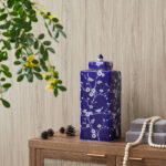 Daouia 17.72" Handmade Blue White Chinoiserie Ceramic Ginger Jar/ Table Vase - Image 8