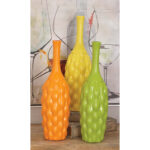 Ceramic Multi Colored Decorative Vase Set (Set of 3) - Image 7