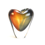 Murano Glass Design Cuore Crystal Vase - Image 4