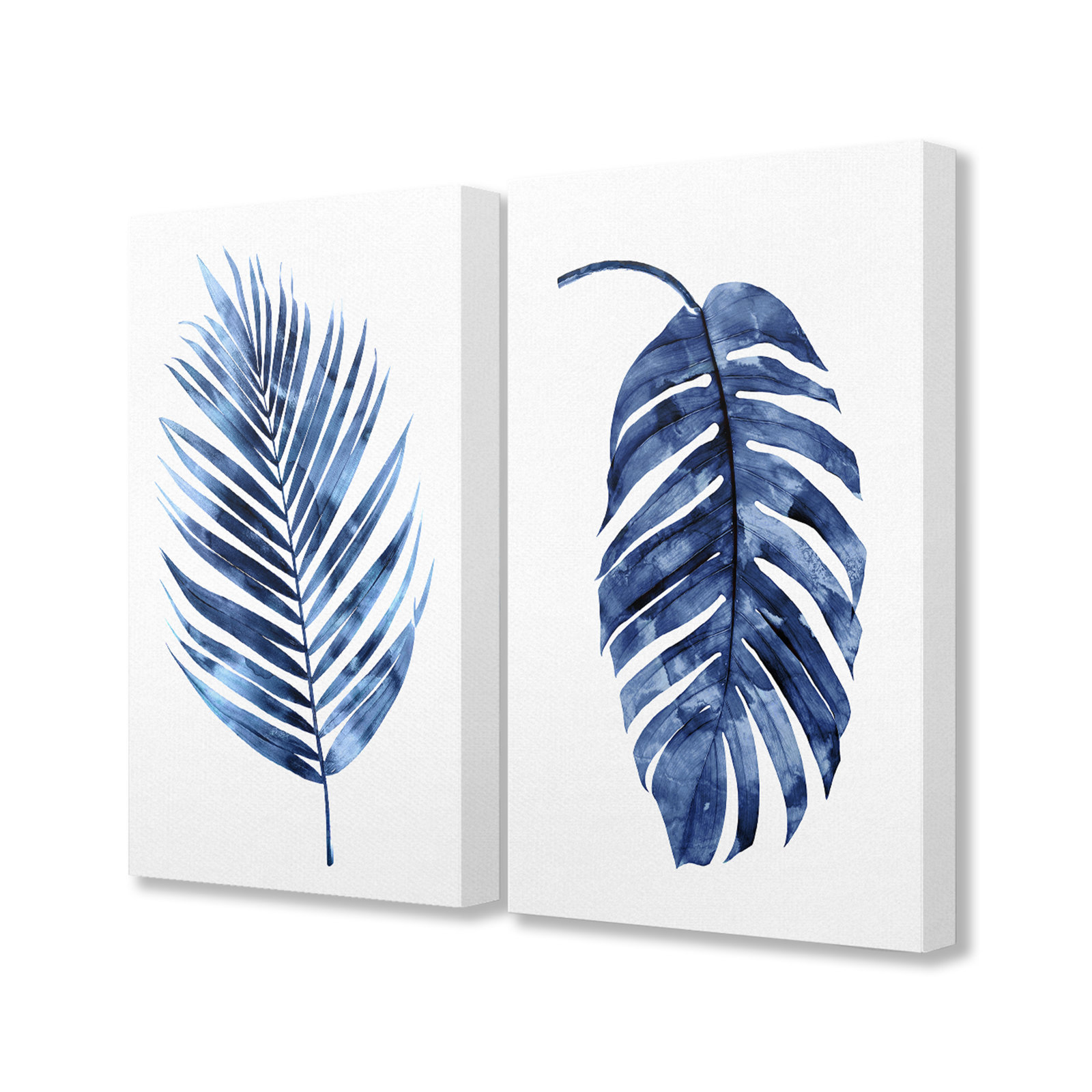 " Palm Frond Plant Duo " 2 - Pieces - Image 2