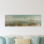 "Beach Sand Dunes Long" Photograph Print on Planked Wood Wall Art - Image 8