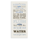 " Bathroom Rules " - Image 8